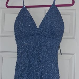 NWT Blue prom dress